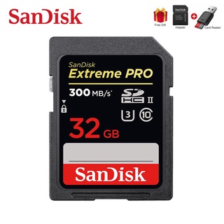 Memory Card 32GB SD Card 64GB 128GB 256GB SDXC Extreme PRO 300MB/s Flash Drive for Camera