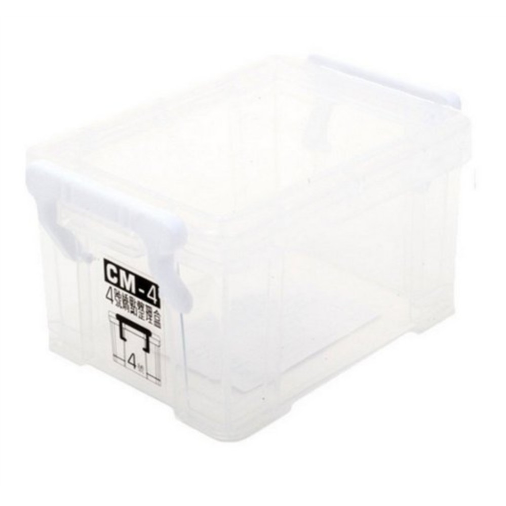 กล่องเก็บของพลาสติก-มีหูล๊อค-ขนาด-8-4x12x6-7cm-cm-ใส