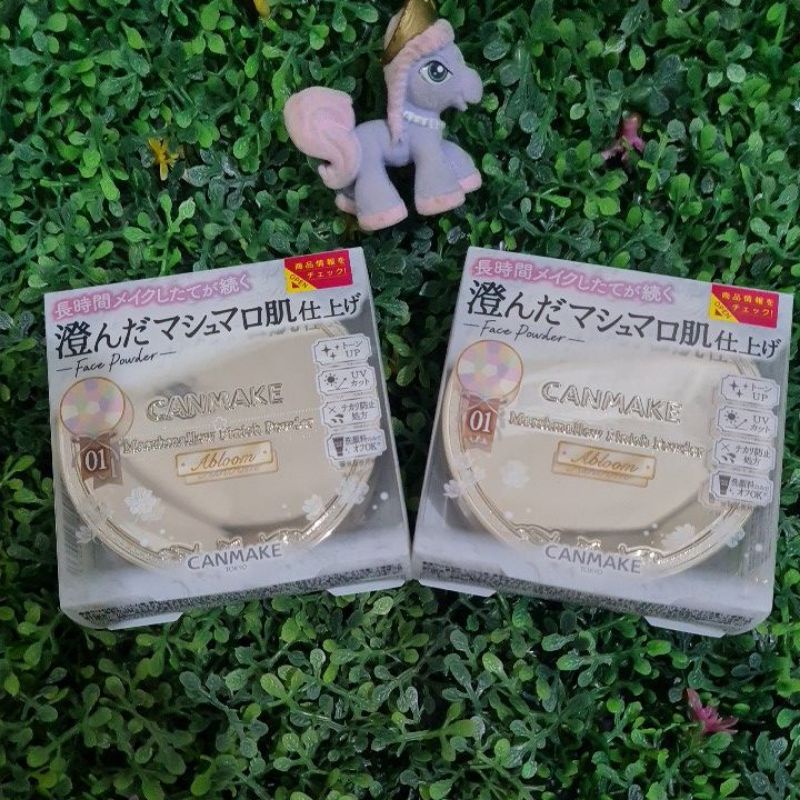 ราคาและรีวิวแท้ ฉลากไทย Canmake รุ่น Marshmallow Finish Powder สีใหม่ Abloomผลิต 22