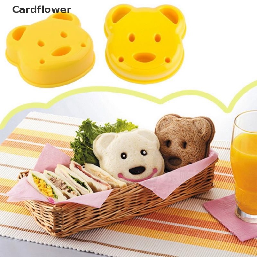 lt-cardflower-gt-แม่พิมพ์-ลายนูน-รูปหมี-สําหรับทําแซนวิช-ขนมปัง-บิสกิต-diy