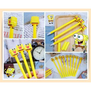 **ลดราคา** ปากกา สปองบ็อบSpongBob เลือกสีหมึกได้