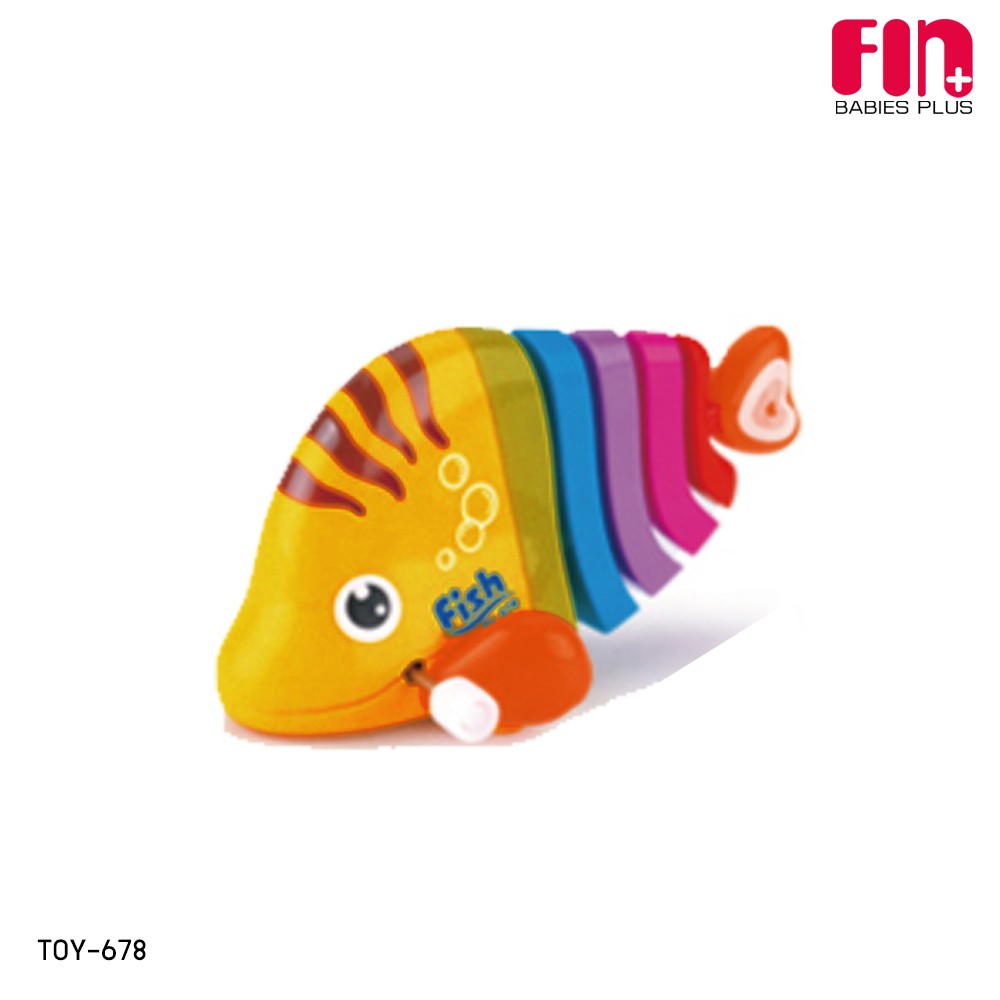 fin-ของเล่นไขลานรูปปลา-รุ่น-toy-678-ของเล่นเด็ก-ของเล่นไขลาน-ไขลาน-แบบคละสี