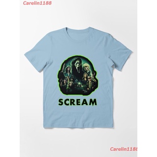 【Hot】New Scream | Green Stab Essential T-Shirt หนังกรี๊ด เสื้อยืด ดพิมพ์ลาย ดผ้าเด้ง คอกลม ความนิยม Unisex sale