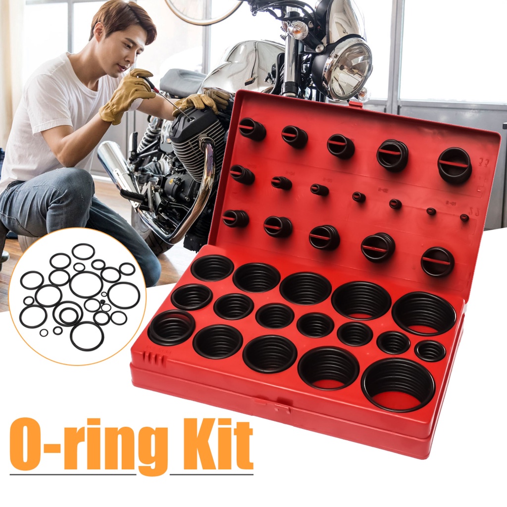 ภาพหน้าปกสินค้ายางโอริง 419 pcs 30 ขนาด O-Ring Assortment Nitrile Rubber Tool Set