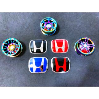 ภาพหน้าปกสินค้าโลโก้ครอบพวงมาลัย ฮอนด้า หลายสี HONDA steering wheel logo covers (CITY、CIVIC、JAZZ、CRV、ACCORD、HRV) ที่เกี่ยวข้อง