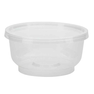 เอโร่ ชามไมโครเวฟ พร้อมฝา ขนาด 350ml ยกแพ็ค 25ชุด ARO MICROWAVE BOWL LID FOOD CONTAINER