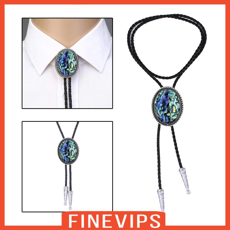 finevips-สร้อยคอ-เนคไท-โบโล-หนัง-pu-สไตล์ตะวันตก-คาวบอย-ผู้หญิง-ผู้ชาย-เครื่องแต่งกายฮาโลวีน