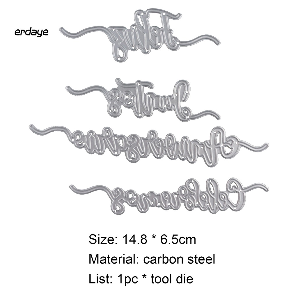 edy-โลหะสเตนซิลตัดรูปคําศัพท์ภาษาอังกฤษ-diy-สําหรับเชิญ