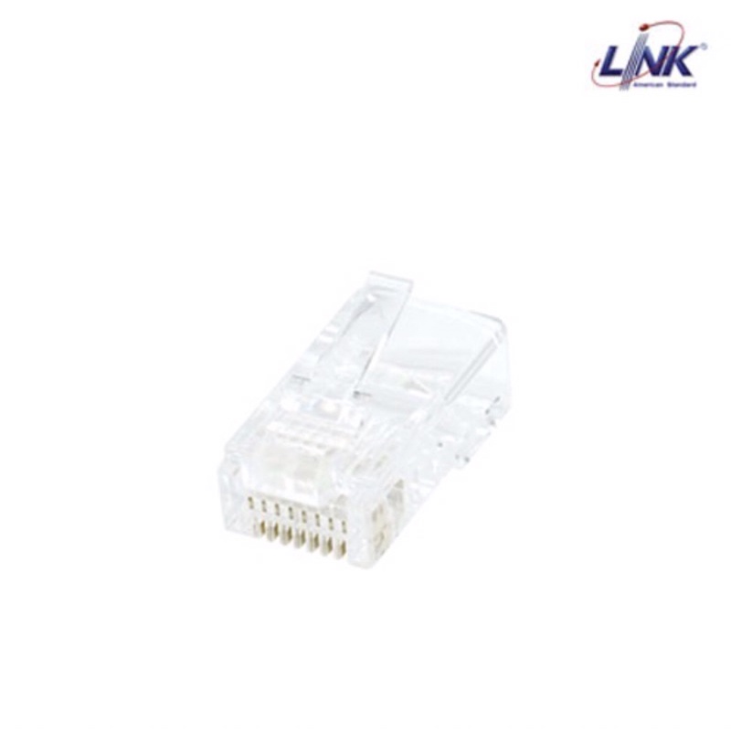 link-cat5e-modular-plug-us-1001-ตัวผู้มีลีอคปลั๊กบู๊ท-8-ขา-บรรจุ-10-ชิ้น-แพ็ค