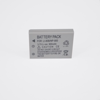 แบตเตอรี่กล้อง รุ่น LI-80B / NP-900 For Olympus T-100, T-110, X-960 Replacement Battery for Olympus