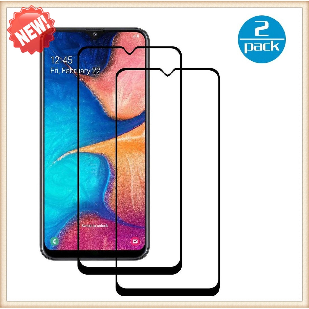 ซื้อ 1 แถม 1 กระจก Samsung Galaxy A10 A20 Tempered Glass Full Cover ...