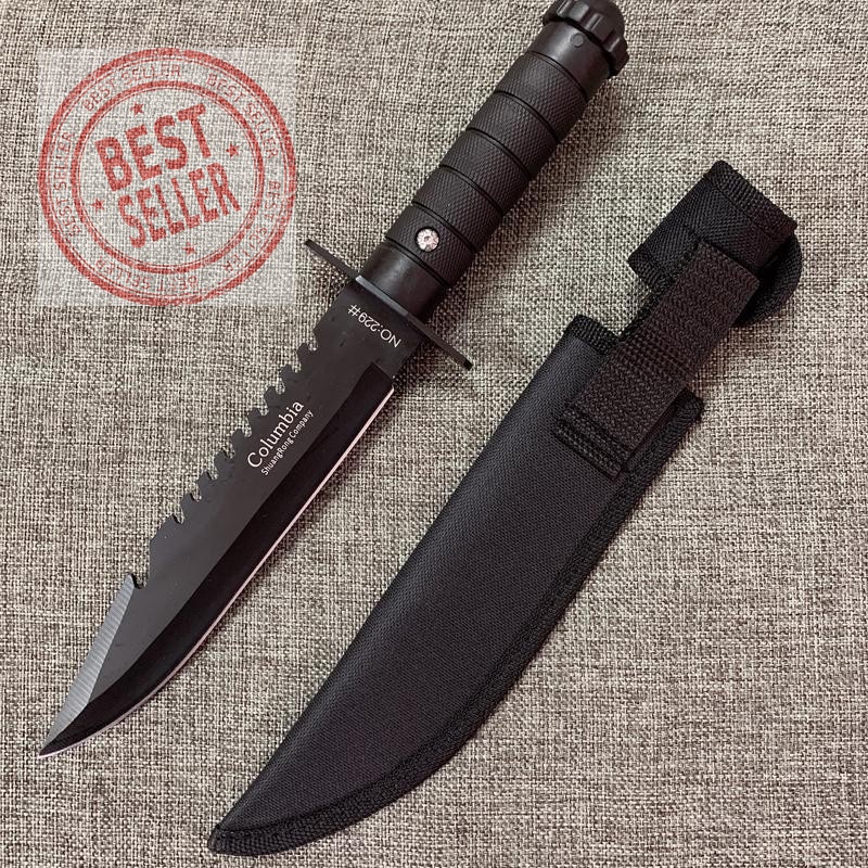 มีดเดินป่า-knife-x-301-มีดเดินป่าด้ามตรง-มีดพกพา-11-5-นิ้ว-มีดแคมป์ปิ้ง-ฟรีซองเก็บมีดอย่างดี-พร้อมส่ง