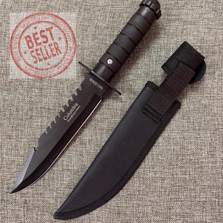 มีดเดินป่า KNIFE X-301 มีดเดินป่าด้ามตรง มีดพกพา (11.5 นิ้ว) มีดแคมป์ปิ้ง ฟรีซองเก็บมีดอย่างดี พร้อมส่ง