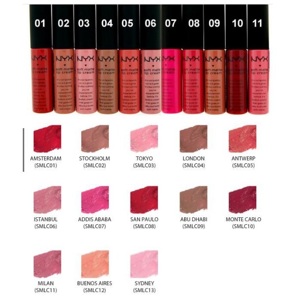 nyx-soft-matte-lip-cream-ลิปสติกเนื้อครีม-งานเกรดจ้า