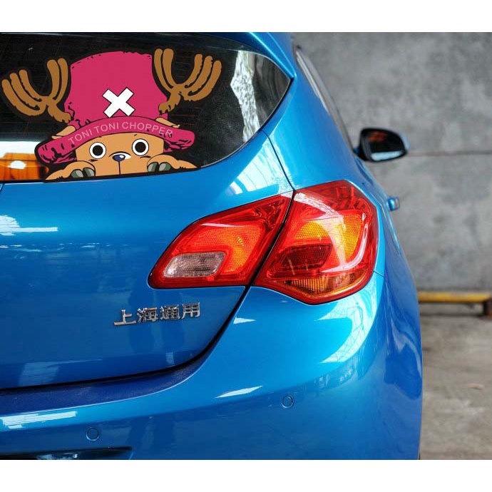 One Piece Chopper Car Sticker Window Rearview Mirror Stickers Fuel Tank ...