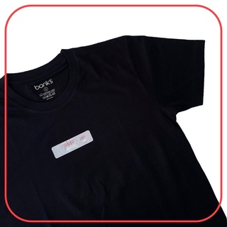 bank’s ATK Black T-Shirt เสื้อยืดคอกลม เสื้อยืดลาย atk เสื้อยืดคุณภาพดี