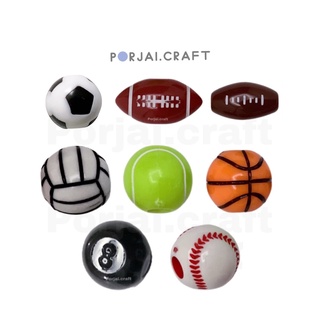 ภาพหน้าปกสินค้าลูกปัด Baseball Volleyball Tennis Basketball Rugby Billiard ที่เกี่ยวข้อง