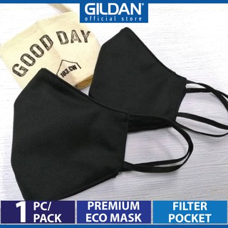 Gildan x CROSSRUNNER หน้ากากอนามัย พรีเมี่ยม ใช้ซ้ําได้ ระบายอากาศ ปรับได้ แพ็ค 1 ชิ้น
