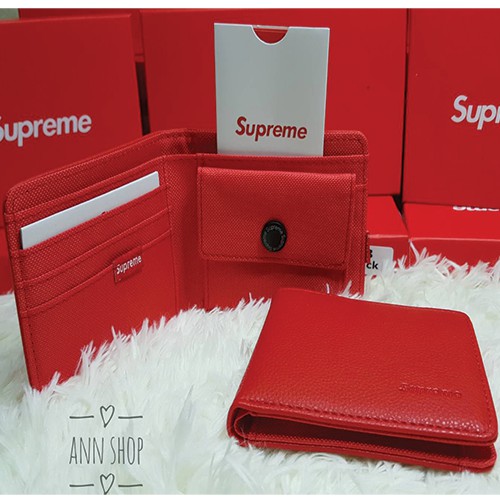 เป๋าตังค์-supreme-พร้อมกล่อง-แบบพับ