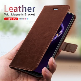 For Oppo Realme 9 Pro Plus Case Leather Magnetic Flip Stand Cover Realmi Realmy 9Pro Realme9 Pro+ Shockproof Card Wallet Fundas