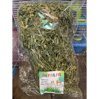 หญ้าอัลฟาฟ่าอบแห้งสำหรับกระต่ายและแกสบี้