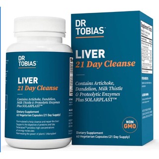 Dr. Tobias, Liver 21 Day Cleanse, 63 Vegetarian Capsules