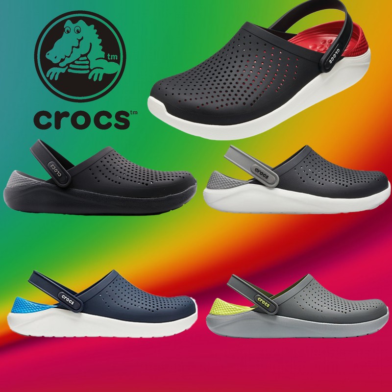 ราคาและรีวิวCrocs LiteRide Clog ของรองเท้าชายหาดสำหรับบุรุษและสตรี (ราคาถูกกว่าร้านค้า)