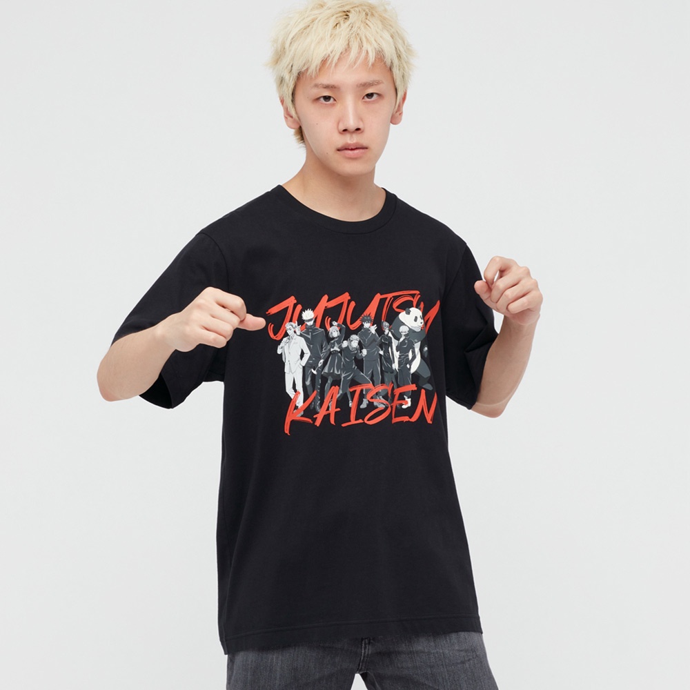 uniqlo-mens-womens-manga-crew-neck-short-sleeve-ut-spell-back-to-battle-animation-t-shirt-440681เสื้อยืด