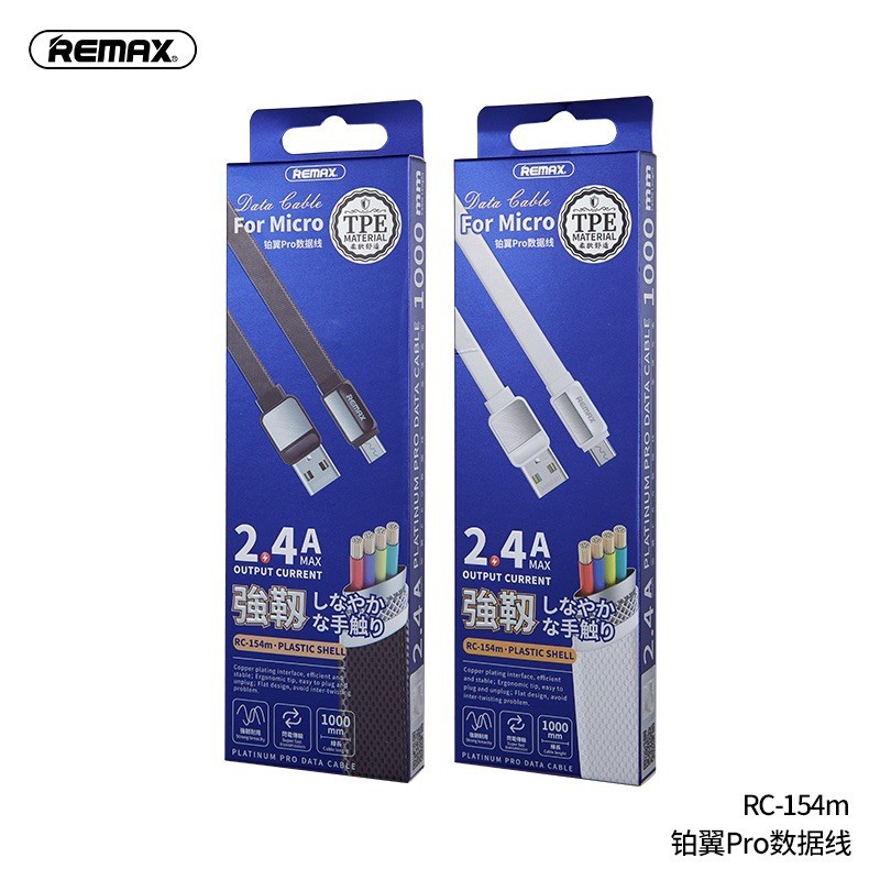 สายชาร์จ Remax Rc-154 ชาร์จเร็ว สำหรับ Type-C Micro Usb iphone ของแท้ ...