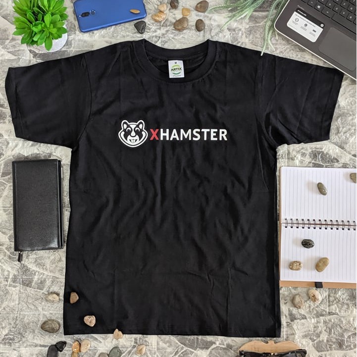 เสื้อยืดพิมพ์ลายแฟชั่น-เสื้อเชิ้ต-xhamster-สีดํา-e