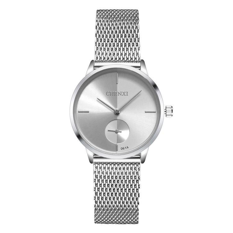 c-henxi-แบรนด์หรูนาฬิกาผู้หญิงดูเงินสแตนเลสตาข่ายเข็มขัดนาฬิกาสุภาพสตรีแฟชั่นนาฬิกาควอทซ์
