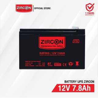 ภาพขนาดย่อของภาพหน้าปกสินค้าZIRCON เเบตเตอรี่เครื่องสำรองไฟ รับประกัน 1 ปีเต็ม จากร้าน zirconpowersolution บน Shopee
