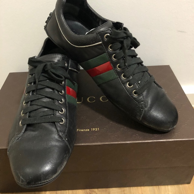 Gucci black sneakers sale
