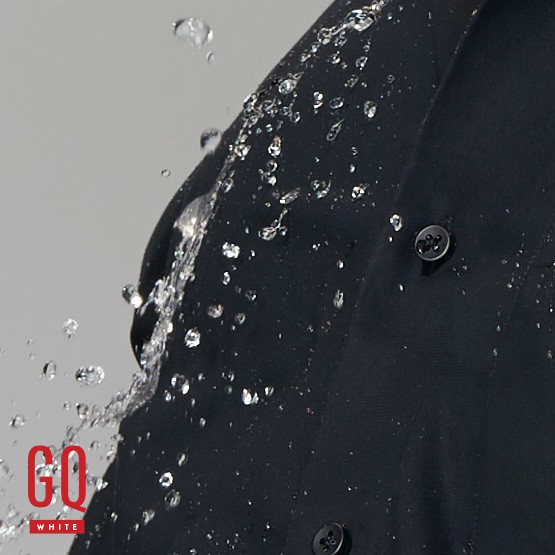 ภาพสินค้าGQWhite เสื้อเชิ้ตสะท้อนน้ำแขนยาว รุ่นมีกระเป๋า สีดำ จากร้าน gqsize บน Shopee ภาพที่ 3