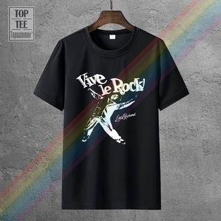 เสื้อยืดวงดนตรีเสื้อยืด ผ้าฝ้าย 100% พิมพ์ลาย Vive Le Rock Little Richard Old Skool Hooligans Destroy สไตล์พังก์ คลาสสิก