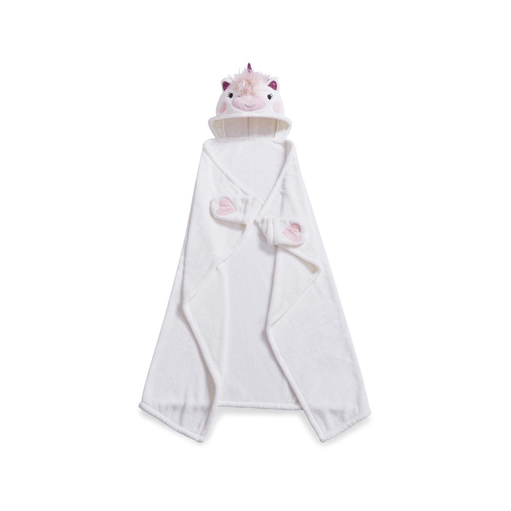 ผ้าห่มคลุมลายยูนิคอนแฟนซี-dreamstreet-unicorn-hooded-throw