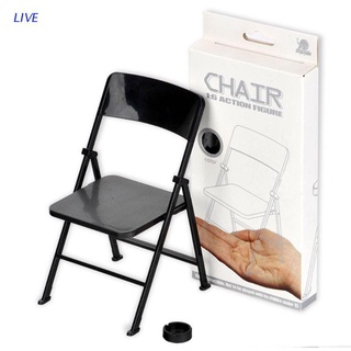 สินค้า Live โมเดลเก้าอี้ 1:6 Scale สําหรับตกแต่งบ้านตุ๊กตา 12 นิ้ว