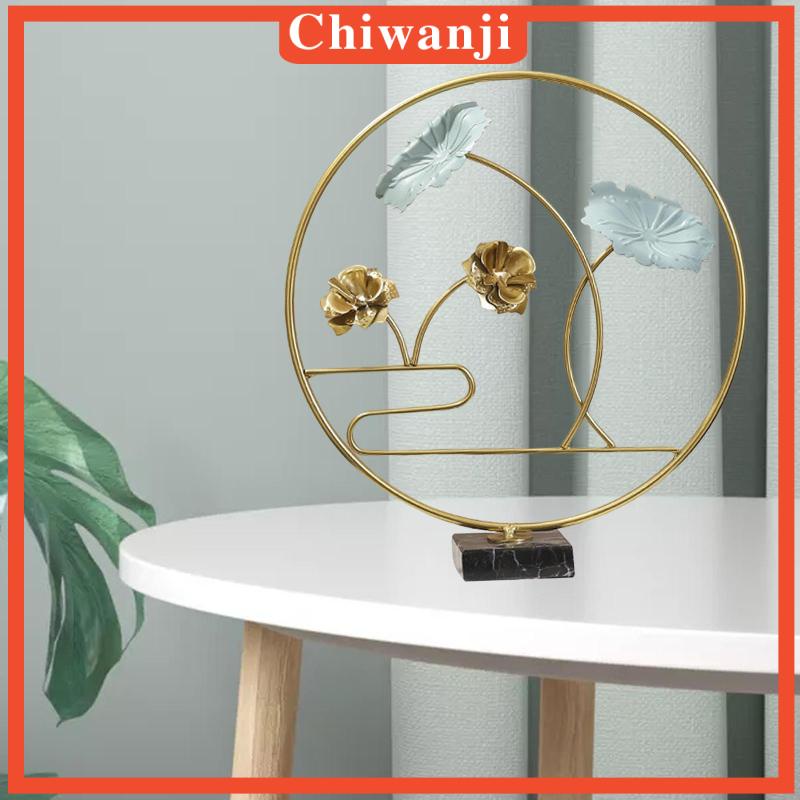 chiwanji-ประติมากรรมเหล็ก-รูปใบไม้-สําหรับตกแต่งโต๊ะ