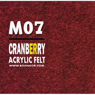 M07 ผ้าสักหลาด สองหน้า เนื้อนิ่ม ตัดแบ่งขนาดชิ้นเล็ก จำนวน 1 ชิ้น Acrylic Felt Craft Sewing Felt Fabric