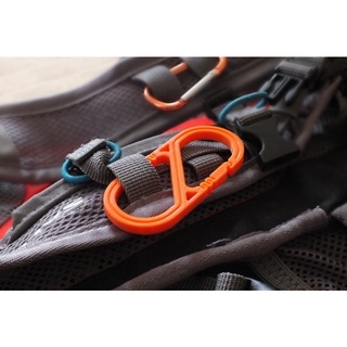 อุปกรณ์แคมป์ปิ้ง ตะขอเกี่ยว S-Carabiner