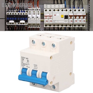 December305 เบรกเกอร์วงจร ขนาดเล็ก 3P 32A 220V เพื่อความปลอดภัยสูง