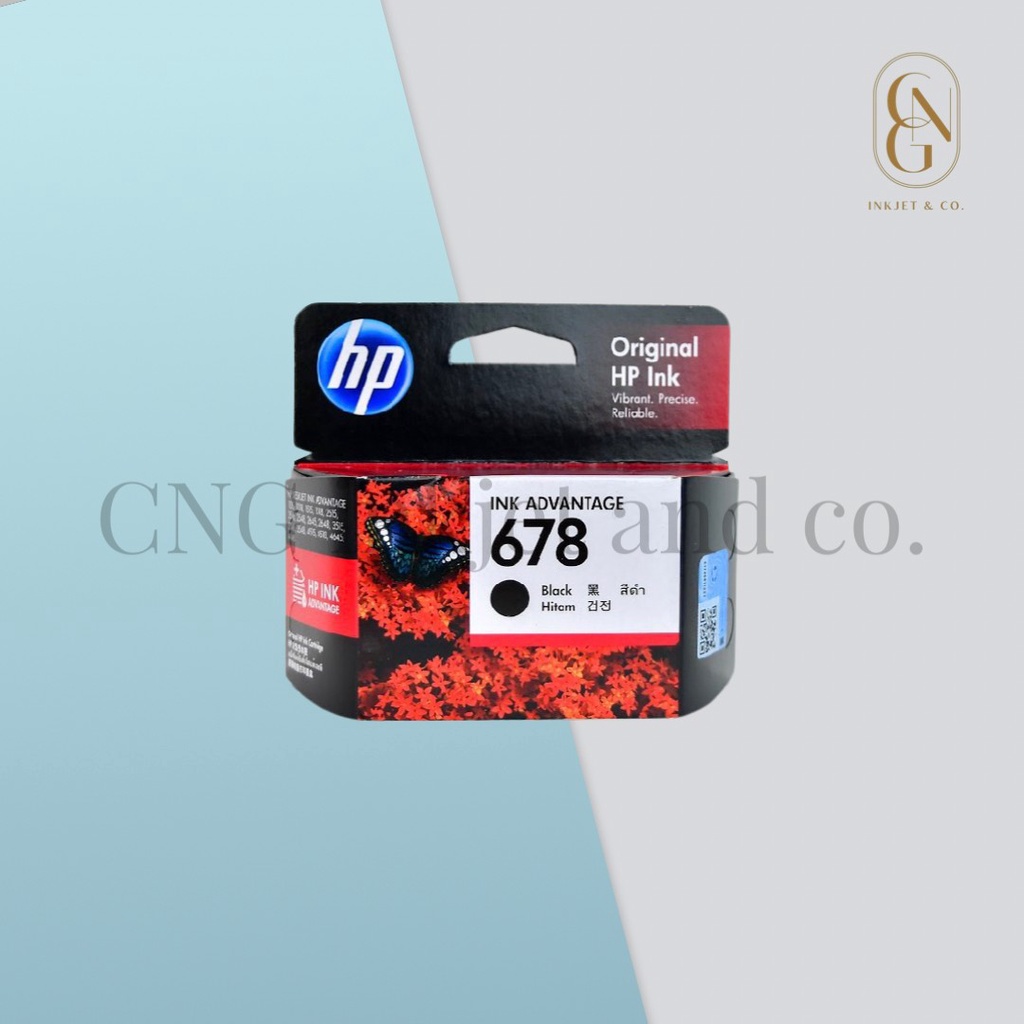 แท้ 100% ตลับหมึก HP ink 678 Black สีดำ | Shopee Thailand