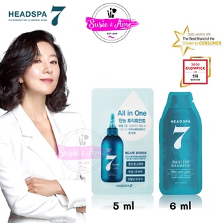 ภาพหน้าปกสินค้าHeadspa 7 แบบซอง All in one Premium treatment hair pack 5 ml / Suntree Shampoo 6ml ที่เกี่ยวข้อง