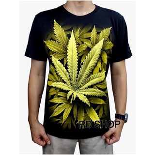 เสื้อยืดกัญชา พร้อมส่ง คนรักกัญชาห้ามพลาด Rockshop T-shirts