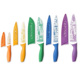 Cuisinart Ceramic-Coated Cutlery Set with Blade Guards