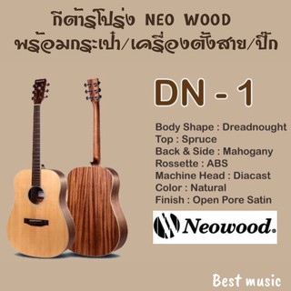 กีต้าร์โปร่ง Neo Wood DN-1