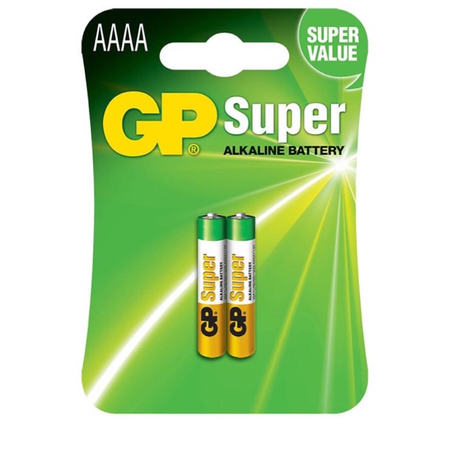 ถ่าน-gp-super-alkaline-aaaa-แพคล่ะ2ก้อน