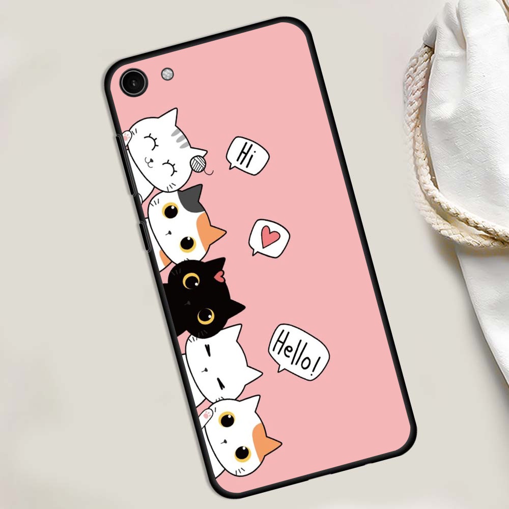 iphone-x-xs-5-5s-6-6s-pplus-7-8-7-plus-8-plus-se-2016-แมว-การ์ตูน-นิ่ม-สีดํา-เคสโทรศัพท์