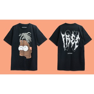 【hot tshirts】QWT61-1 FREE X BLACK ดำ2022