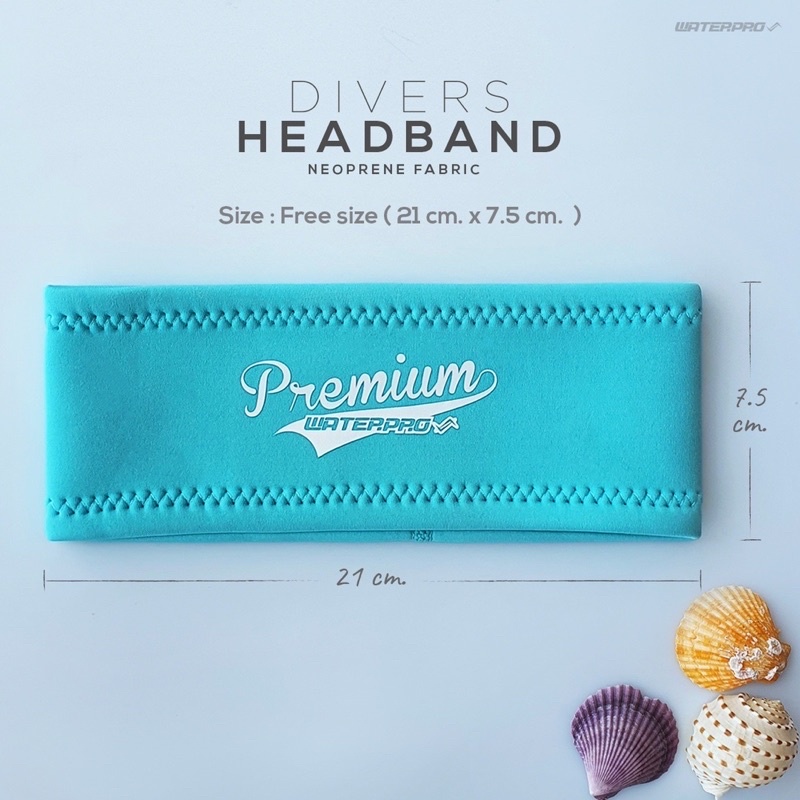 ภาพหน้าปกสินค้าผ้าคาดศีรษะ Water pro Dive Headband จากร้าน waterpro.th บน Shopee